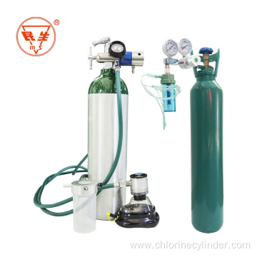 40L seamless gas cylinder fill oxygen gas